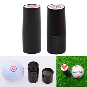 2pcs Long Lasting Golf Ball Stamp Stamper Marker Impression Seal Signet