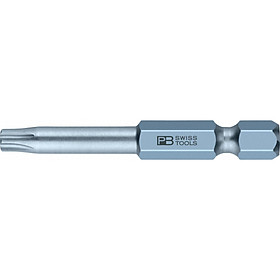 Đầu Bits Hoa Thị Torx T25 Dài 50mm Pb Swiss Tools Pb E6,400/25-50 - Hàng Chính Hãng 100% từ Thụy Sĩ