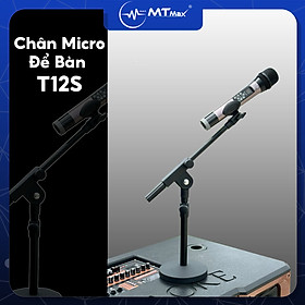 Mua Bộ Chân Micro Để Bàn T12S - Giá Đỡ Micro Kim Loại Để Bàn Sử Dụng Cho Nhiều Loại Microphone Đa Năng  Có Thể Điều Chỉnh Chiều Cao Và Góc Độ Rất Thuận Tiện. hàng chính hãng