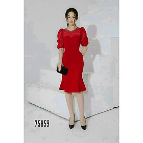 ĐẦM UMI ĐÍNH NGỌC MÀU SẮC XINH XẮN NHƯNG KHÔNG KÉM PHẦN SÁNG TRỌNG 1HIT1 FASHION