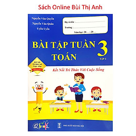 Sách - Bài tập tuần toán lớp 3 tập 2 (Kết nối tri thức với cuộc sống)