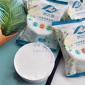 Mua Khăn Tắm Nén Bằng Cotton Tiện Lợi Dùng Một Lần 70*140 cm _Khăn Nén Du Lịch _Khăn Nén Spa Đa Năng Tiện Lợi