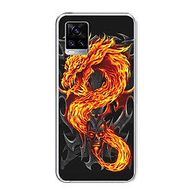 Ốp lưng dẻo cho điện thoại VIVO V20 - 0218 FIREDRAGON - Hàng Chính Hãng
