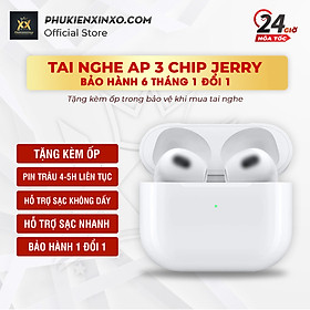 Mua Tai nghe Bluetooth AP Gen 3 Jerry cao cấp  âm thanh hay  hỗ trợ sạc không dây  pin trâu - PHỤ KIỆN ĐIỆN THOẠI XỊN XÒ