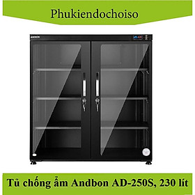 Mua Tủ chống ẩm Andbon AD-250S (dung tích 230 lít )-Taiwan . Tặng 01 Hộp chống ẩm 20 lít