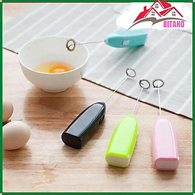 Mua Máy Cầm Tay Mini Đánh Trứng  Tạo Bọt Cà Phê Chạy Bằng Pin ( Màu Ngẫu Nhiên) BITANO