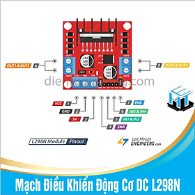 Mạch Điều Khiển Động Cơ DC L298N