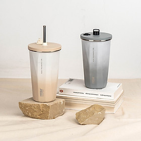 Mua Ly giữ nhiệt inox 304 Tyeso dung tích 600ML có ống hút màu mới
