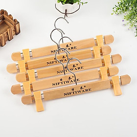 Mua COMBO 10 KẸP QUẦN GỖ VÀNG niffi - MÓC TREO QUẦN ÁO - MÓC KẸP QUẦN-KẸP GỖ