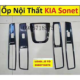 Ốp Nội Thất Xe KIA Sonet 2022-2023 Mẫu Titan, Carbon Cao Cấp Nhất Thị Trường