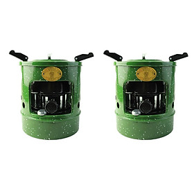 2x Handy Outdoor Diesel Stove Kerosene Burner Picnic 10 Wicks Hiking Burner