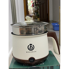 Mua Nồi Điện Mini 2 Tầng Đa Năng Tặng Kèm Khay Hấp ( Chiên  Xào  Nấu ăn  nấu cơm  nấu lẩu mini ) cho 1-2 người