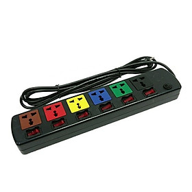 Mua Ổ cắm có dây - Ổ điện an toàn - Ổ cắm điện đa năng - Ổ cắm điện Lioa ( 4 - 6 - 10 ổ cắm ) dây 5m và 3m Lioa - hàng chính hãng cao cấp