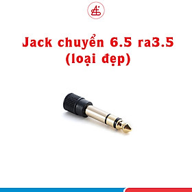 Jack chuyển 6.5 sang 3.5 mạ vàng chuyển đổi tín hiệu âm thanh chất lượng cao, hàng chính hãng