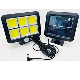 Mua Bộ Đèn Năng Lượng Mặt Trời Siêu Sáng COB 6 Led F120 16x14cm Kèm Giá Đỡ Và Remote Điều Khiển