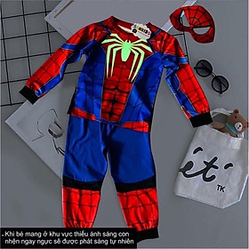 Bộ đồ siêu nhân nhện spider man SK009 dài Samkids