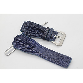  DÂY ĐỒNG HỒ DA VÂN GAI CHÂN CAO CẤP SANG TRỌNG, DÂY DA CÁ SẤU THẬT HANDMADE HÀNG CHÍNH HÃNG SONGHAN LEATHER, PHÙ HỢP VỚI DÒNG ĐỒNG HỒ BELL & ROSS SIZE 24mm/24mm   BH 6 THÁNG BRCD-01