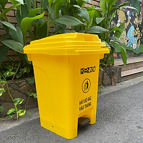 Thùng rác nhựa KENZIO 60 lít CHÂN ĐẠP