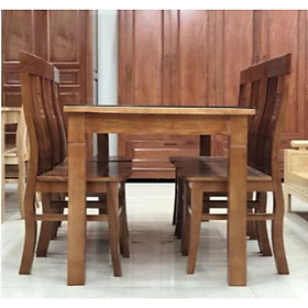 Mua Bộ Bàn Ăn Gỗ Sồi Khuôn tranh 6 Ghế Màu Cánh Gián