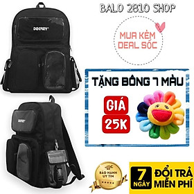 Balo Degrey Đen Túi Hộp Basic Backpack 2810 Clothes Shop Balo Đen Đi Học Đi Chơi Nhiều Ngăn Ulzzang Unisex