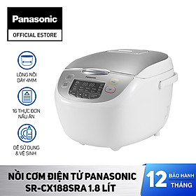 Nồi cơm điện tử Panasonic SR-CX188SRA 1.8 lít - Hàng chính hãng