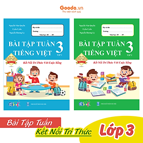 Sách Combo Bài Tập Tuần Tiếng Việt Lớp 3 - Kết Nối Tri Thức Với Cuộc Sống - BẢN QUYỀN