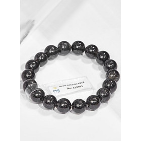 Lắc Tay Thạch Anh Đen Tóc Đen 10MM Kèm Giấy Kiểm Định PNJ