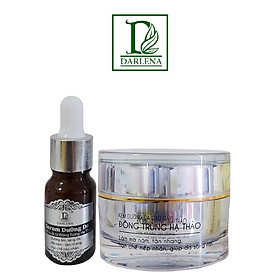 Combo dưỡng sáng da mờ nám DARLENA ( 1 Serum dưỡng da DARLENA 10ml và 1 Kem dưỡng da cao cấp Đông Trùng Hạ Thảo 25g)