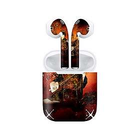 Mua Miếng dán skin chống bẩn cho tai nghe AirPods in hình Arigato Nhật Bản - CHR016 (bản không dây 1 và 2