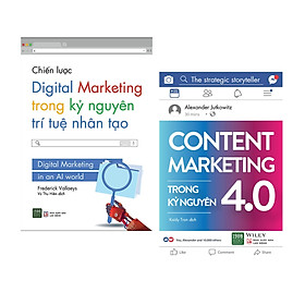 Download sách Combo sách kiến thức về Marketing thời đại mới: Chiến lược Digital Marketing trong kỷ nguyên trí tuệ nhân tạo + Content Marketing trong kỷ nguyên 4.0