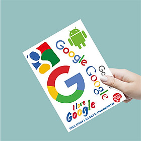 I love Google - Single Sticker hình dán lẻ