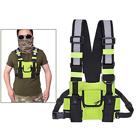Men Chest Rig Vest Outdoor Harness Bag  Shoulder Bag Phone Holder