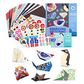 Giấy Xếp Origami Joanmiro Nhiều Màu Cho Trẻ Em
