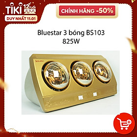 Mua Đèn sưởi nhà tắm Bluestar 3 bóng BS103 - Hàng chính hãng