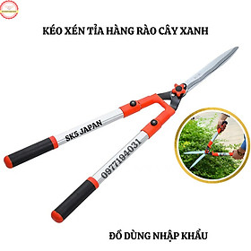 Kéo cắt cỏ kéo xén hàng rào,kéo tỉa cành trên cao Japan dài 95cm- Thiết kế tăng giảm thông minh