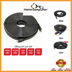Mua Dây Cáp Tín Hiệu HDMI 10m  15m  20m Dẹt Chuẩn 1.4v Lõi Đồng - Hàng Chất Lượng