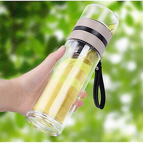 Mua Bình thủy tinh pha trà  lọc trà  đựng nước 500ml