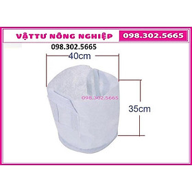 Set 5 túi vải trồng cây, hoa kích thước 40x35cm