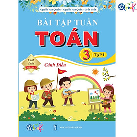 Sách - Combo Bài Tập Tuần Toán và Tiếng Việt Lớp 3 - Tập 1 - Cánh Diều