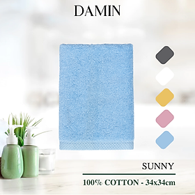 Mua Khăn mặt Damin Sunny 100% bông cotton 34x34cm