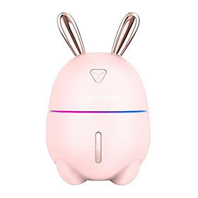 Portable Mini Humidifier Car Air  Diffuser Mist USB LED Light Pink