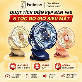 [HÀNG LOẠI ĐẸP]Quạt tích điện mini để bàn pin 10000mAh chạy 24 giờ liên tục 4 chế độ gió xoay 720 độ