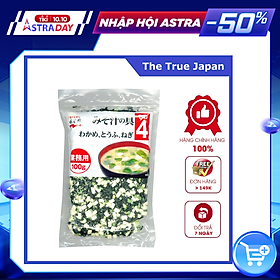 Canh rong biển đậu hũ khô Nagaya (canh Miso) Nhật Bản 100g