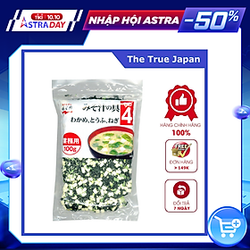 Canh rong biển đậu hũ khô Nagaya (canh Miso) Nhật Bản 100g