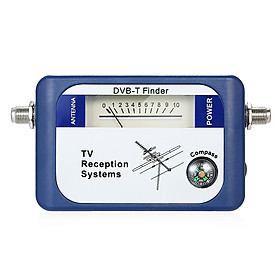 DVB-T Digital Satellite Signal Finder Meter Aerial Terrestrial TV Antenna with Compass TV Reception Systems