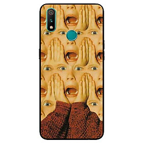 Ốp Lưng in cho Realme 3 Mẫu Ở Nhà Một Mình - Hàng Chính Hãng