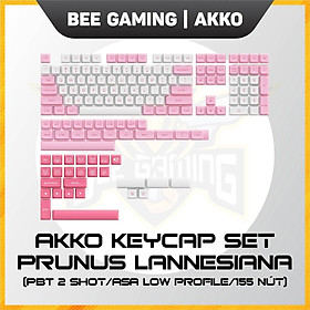 Mua Bộ keycap chính hãng AKKO - Prunus Lannesiana (PBT Double Shot / ASA-Low Profile / 155 nút)