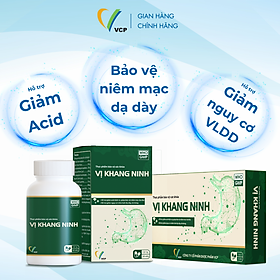 Combo  2 Lọ 60 viên - Viên Uống Dạ Dày Vị Khang Ninh VCP Pharma - Dùng Cho Người Viêm Loét Dạ Dày, Tá Tràng