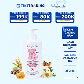 Kem thay tã bỉm và chống hăm Babycoccole 0M+- 250ml