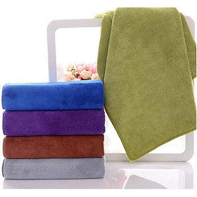Mua Khăn gội đầu  quấn đầu 35x75cm loại dày  siêu thấm nước cho spa và salon tóc